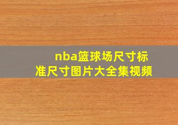 nba篮球场尺寸标准尺寸图片大全集视频