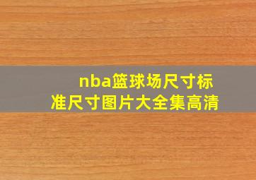 nba篮球场尺寸标准尺寸图片大全集高清