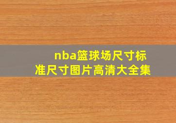 nba篮球场尺寸标准尺寸图片高清大全集