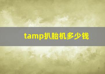 tamp扒胎机多少钱