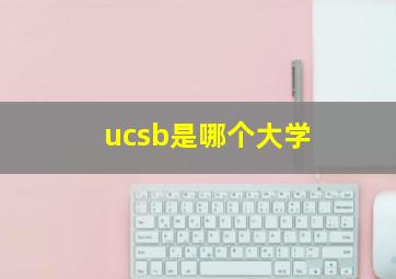 ucsb是哪个大学