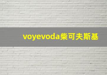 voyevoda柴可夫斯基