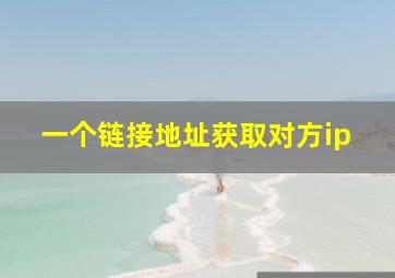 一个链接地址获取对方ip