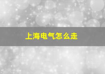 上海电气怎么走