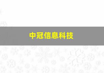 中冠信息科技