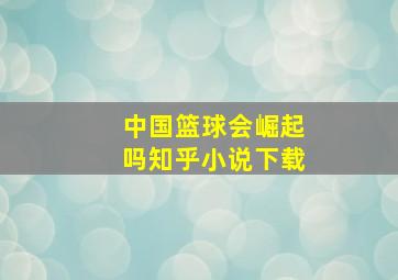 中国篮球会崛起吗知乎小说下载