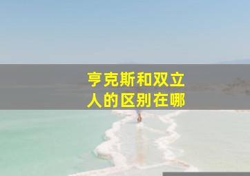 亨克斯和双立人的区别在哪