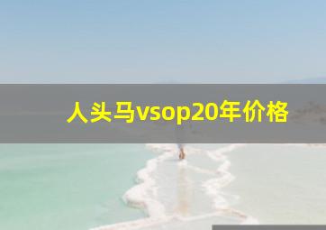 人头马vsop20年价格