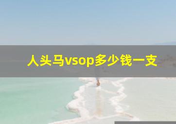 人头马vsop多少钱一支