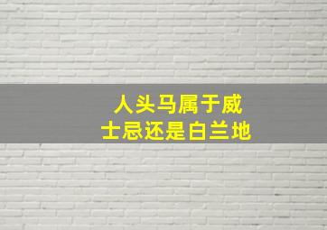 人头马属于威士忌还是白兰地