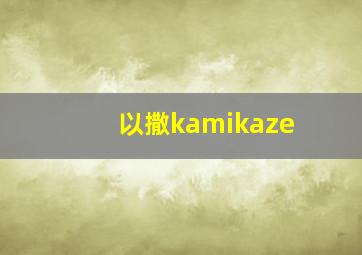 以撒kamikaze