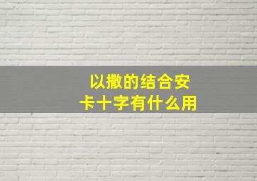 以撒的结合安卡十字有什么用