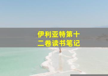 伊利亚特第十二卷读书笔记