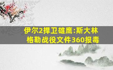 伊尔2捍卫雄鹰:斯大林格勒战役文件360报毒