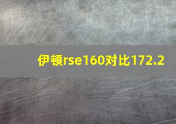 伊顿rse160对比172.2