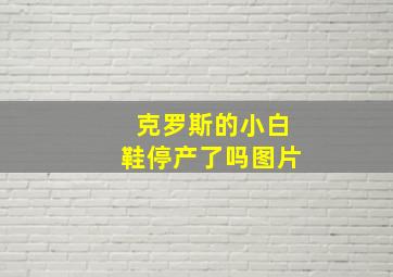 克罗斯的小白鞋停产了吗图片