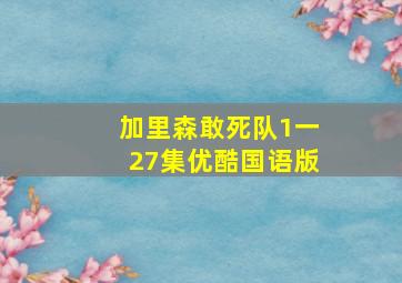 加里森敢死队1一27集优酷国语版