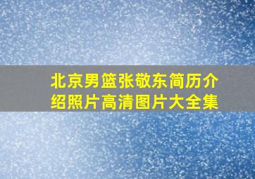 北京男篮张敬东简历介绍照片高清图片大全集