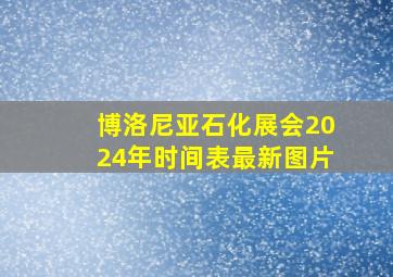 博洛尼亚石化展会2024年时间表最新图片