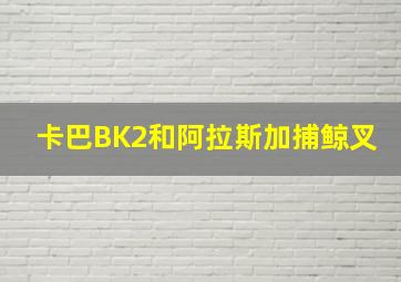 卡巴BK2和阿拉斯加捕鲸叉