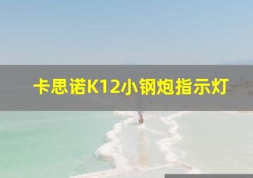 卡思诺K12小钢炮指示灯