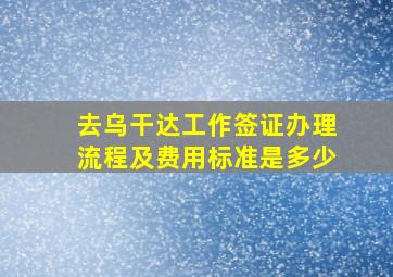 去乌干达工作签证办理流程及费用标准是多少