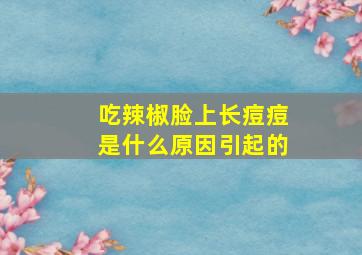 吃辣椒脸上长痘痘是什么原因引起的