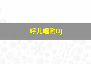 呼儿嘿哟DJ