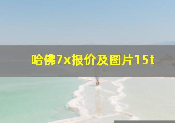 哈佛7x报价及图片15t