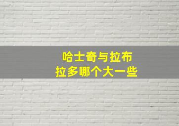 哈士奇与拉布拉多哪个大一些