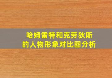 哈姆雷特和克劳狄斯的人物形象对比图分析