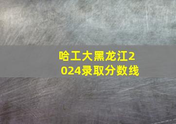 哈工大黑龙江2024录取分数线