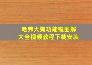 哈弗大狗功能键图解大全视频教程下载安装