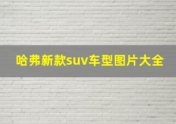 哈弗新款suv车型图片大全