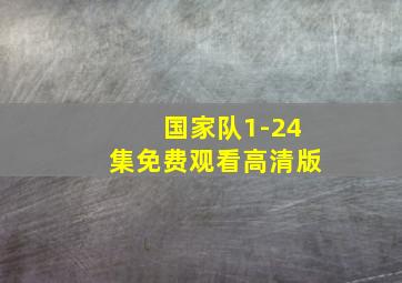 国家队1-24集免费观看高清版