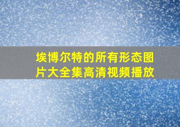 埃博尔特的所有形态图片大全集高清视频播放