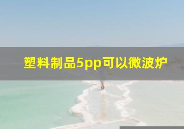 塑料制品5pp可以微波炉