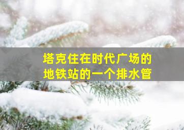 塔克住在时代广场的地铁站的一个排水管