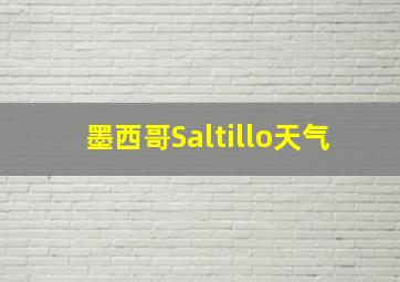 墨西哥Saltillo天气