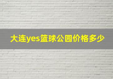 大连yes篮球公园价格多少