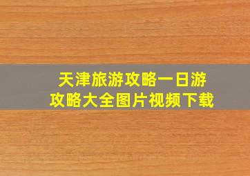 天津旅游攻略一日游攻略大全图片视频下载