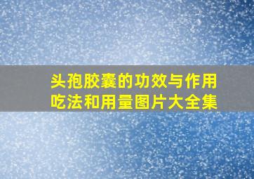 头孢胶囊的功效与作用吃法和用量图片大全集