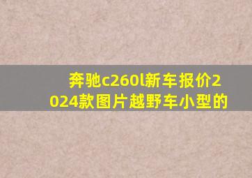 奔驰c260l新车报价2024款图片越野车小型的