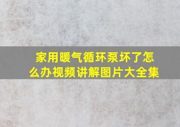 家用暖气循环泵坏了怎么办视频讲解图片大全集