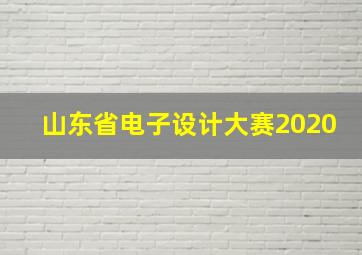 山东省电子设计大赛2020