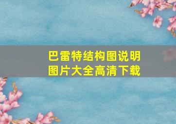 巴雷特结构图说明图片大全高清下载