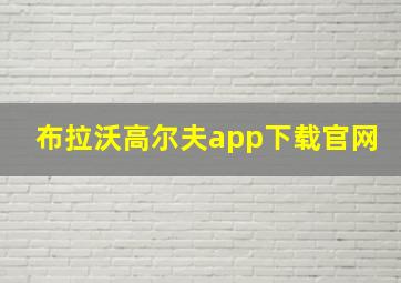 布拉沃高尔夫app下载官网