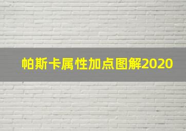 帕斯卡属性加点图解2020