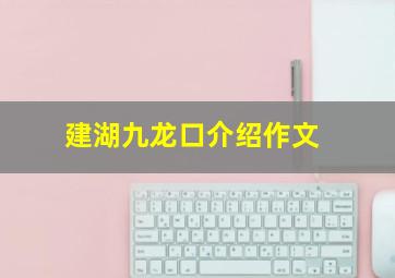 建湖九龙口介绍作文