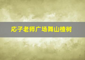 応子老师广场舞山楂树